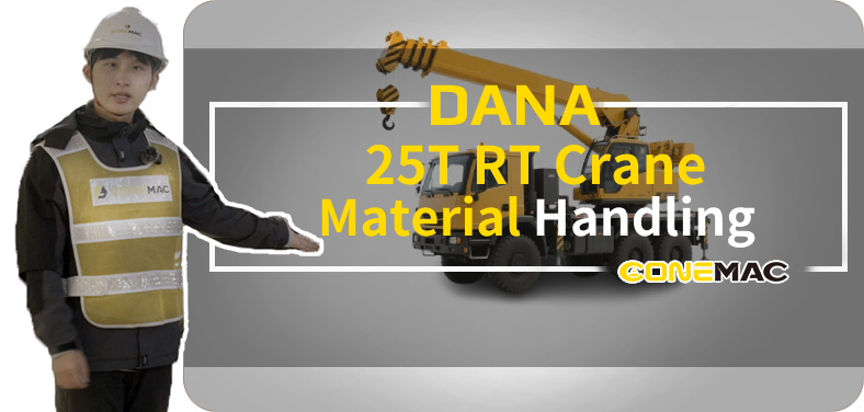 Dana 25T RT Crane  Video