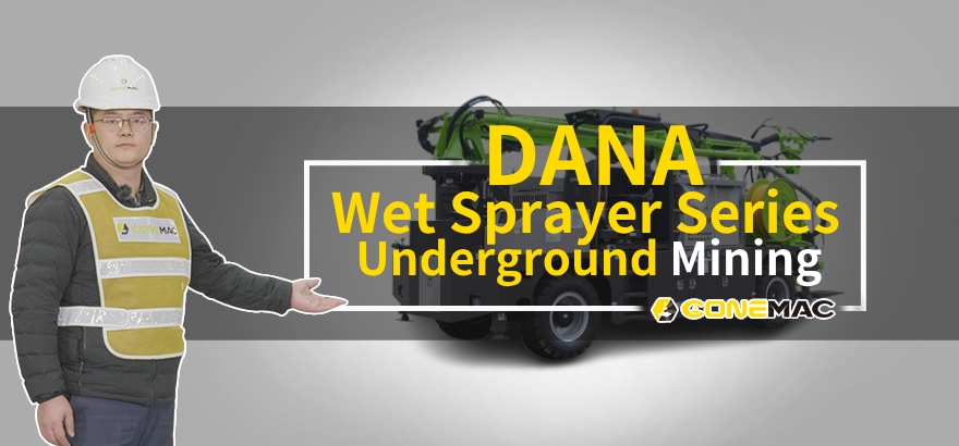 Dana Wet Sprayer Underground Mining Video